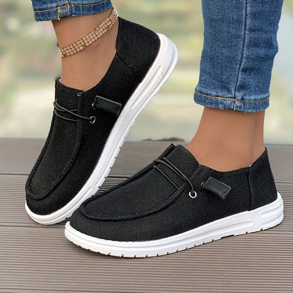 Women's Casual Slip-On Loafers - Lightweight Comfortable Walking Shoes